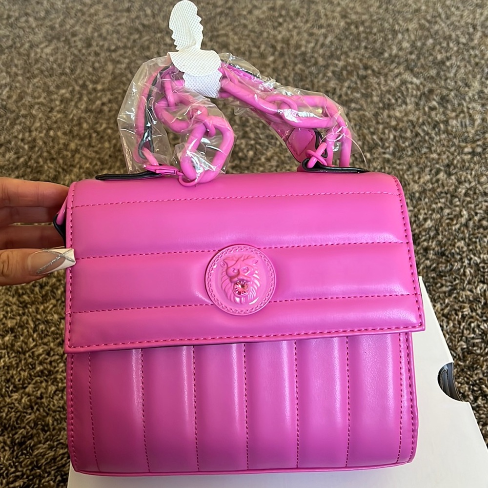 Pink Aldo bag and heels